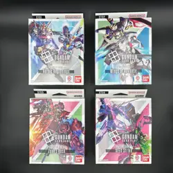 ENGLISH GUNDAM TCG CARD GAME STARTER DECK SET OF FOUR ST01 ST02 ST03 ST04 - Image 1