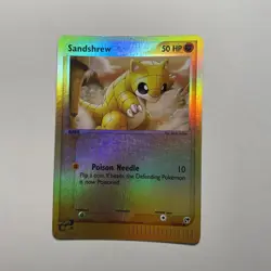 2003 Sandshrew 75/100 EX Sandstorm Reverse Holo Pokemon Card TCG - Image 1