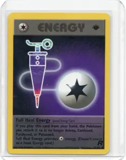 Pokemon Card - Full Heal Energy - 81/82 - Team Rocket - 1st Edition - Image 1