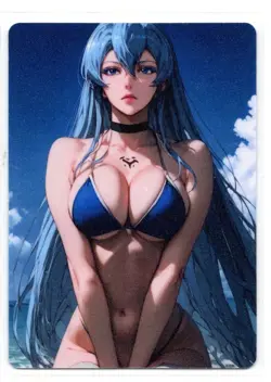 DUAL Lady Esdeath (Akame ga Kill!) Lewd Hentai Anime Waifu Card ACG NSFW - Image 2