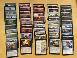 Magic The Gathering Lot Of 50 Kamigawa Neon Dynasty And Baldur’s Gate Cards - Image 1