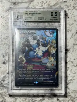 Doubling Season FOIL #428 BGS 9.5 GEM MINT (MTG Foundations 2024) - Image 1