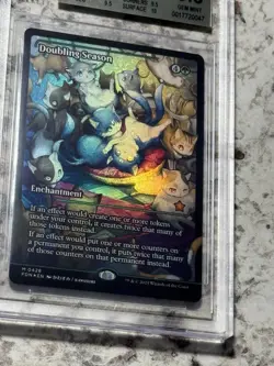 Doubling Season FOIL #428 BGS 9.5 GEM MINT (MTG Foundations 2024) - Image 2