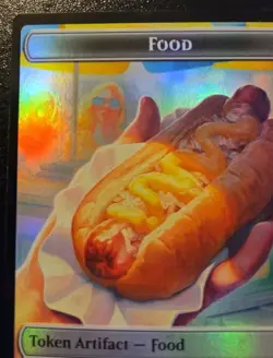 Food 0005 Robot 0006 Foil Token Spider-Man Magic: The Gathering - Image 2