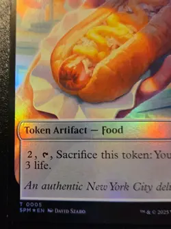 Food 0005 Robot 0006 Foil Token Spider-Man Magic: The Gathering - Image 4