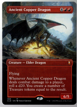 Ancient Copper Dragon 368 Mythic Borderless Baldur's Gate Magic The Gathering NM - Image 1