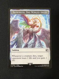 2025 MTG Final Fantasy Sephiroth, One-Winged Angel Emblem #24 - Image 1