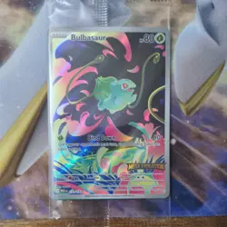 Pokemon TCG Mega Evolutions Stamped Promo Card - Bulbasaur 133/132 - NM - SEALED - Image 1