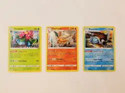 Pokemon Go 3 Card Holo Rares Venusaur / Blastoise / Charizard - All NM - Image 1