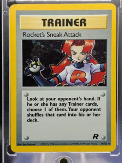 Rocket's Sneak Attack 16/82 Holo LP Pokemon Card - Image 1