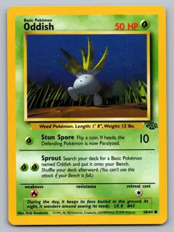 Pokemon TCG Jungle Oddish #58 - Image 1