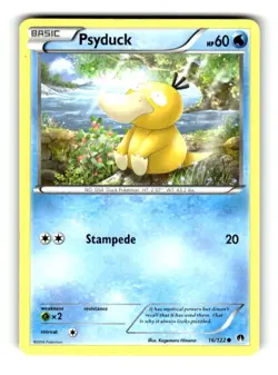 Pokemon XY BREAKpoint Psyduck 16/122 LP - Image 1