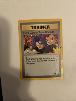 Pokemon TCG Here Comes Team Rocket! Celebrations: Classic Collection 15/82 Holo - Image 1