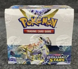 Pokemon TCG Sword & Shield Sealed Booster Box Brilliant Stars Factory SEALED - Image 1