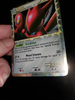Scizor Prime 84/90 Holo Ultra Rare Pokemon TCG HGSS Undaunted LP-NM Holo Bleed - Image 5