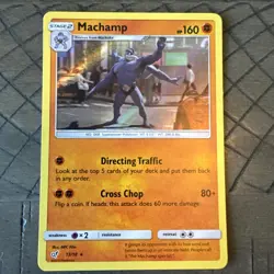 Machamp 13/18 Detective Pikachu Holo Rare Pokemon Card NM - Image 1