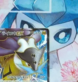 Pokemon card Raikou EX 071/069 SR BW4 1st ED Full Art Dark Rush 2011 Japanese EX - Image 4