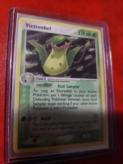 2004 Pokemon EX Fire Red Leaf Green Victreebel Rev Holo 17/112 Card - Image 3