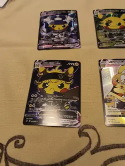 6Pikachu Pokemon Card Holo GX VSTAR VMAX GX EX Cosplay Art - Image 2