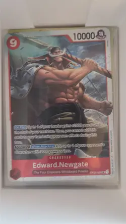 OP02-004 Edward.Newgate SR One Piece TCG English Card - Image 1