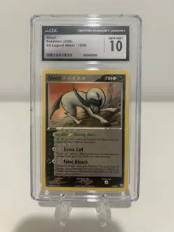 2006 Absol Pokemon Card CGC 10 Gem Mint EX Legend Maker 15/92 (POP 21) - Image 1