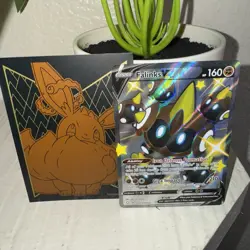 Pokemon Card Full Art Falinks V Shining Fates Shiny Vault (SHFSV) W Eevee Sleeve - Image 1