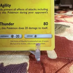 Ash's Pikachu SM109 Movie Exclusive Black Star Promo NM Pokemon Card English - Image 5