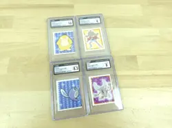 Pokemon Psyduck Merlin Sticker Series 1 Topps- CGC 10 Lot Of 4 Cards Hitmonchan - Image 1