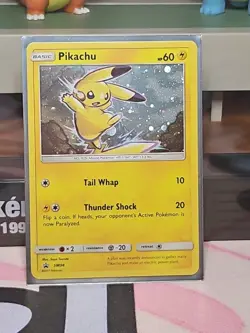 Pikachu SM98 Black Star Holo Promo Card Sun and Moon Nm - Image 1