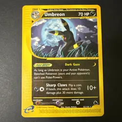 🔥 Umbreon - Vintage Pokemon e-Card Skyridge Rare Non-Holo 32/144 NM+ - Image 1