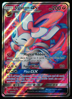 Sylveon GX #140 NM-M Pokemon Card - Image 1