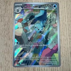 Dewott 106/086 Full Art SIR Pokemon Card TCG White Flare Black Bolt NM - Image 1