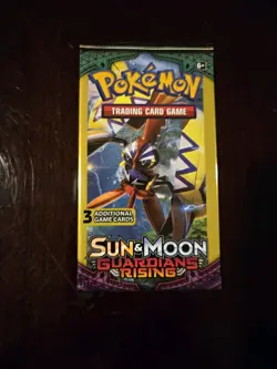 Pokemon Sun & Moon Guardians Rising 3-Card Booster Pack Complete Art Set 4-Packs - Image 2
