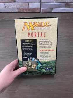 PORTAL MTG Magic the Gathering Gift Box, opened, with manuals and some cards. - Image 3