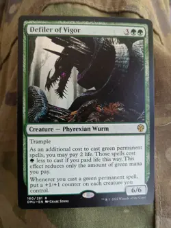 MTG Magic the Gathering Defiler of Vigor (160/552) Dominaria United LP - Image 1