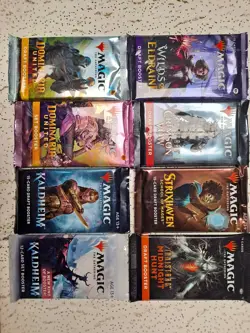 Lot of 12 Magic The Gathering MTG Sealed Packs - Unopened Draft & Set Boosters! - Image 2