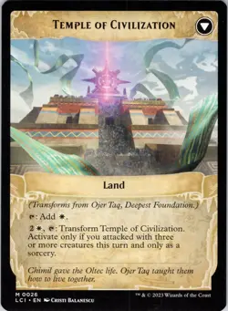 Ojer Taq, Deepest Foundation 26 The Lost Caverns of Ixalan NM MTG - Image 2
