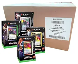 Magic: The Gathering Commander Masters Commander Deck 4 Box Case 195166216362 - Image 1