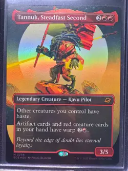 Tannuk, Steadfast Second - Borderless - FOIL - NM - MTG - EOE - Image 1