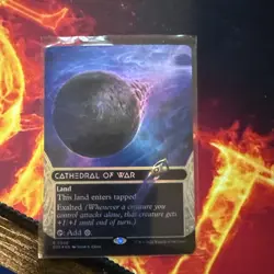 Cathedral of War Borderless Foil - EOS 0006 - NM - MTG Magic - Image 1