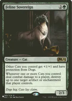 MTG Feline Sovereign Normal NM The List Reprints Magic 180 - Image 1