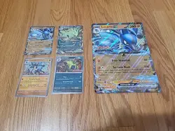 Pokemon Prismatic Evolutions Lucario ex And Tyranitar Stamped Promos - Image 1