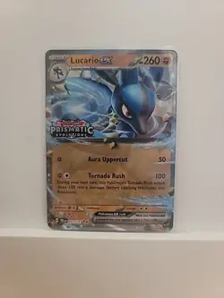 Pokemon Prismatic Evolutions Lucario ex And Tyranitar Stamped Promos - Image 2