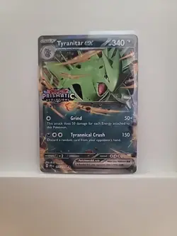 Pokemon Prismatic Evolutions Lucario ex And Tyranitar Stamped Promos - Image 3