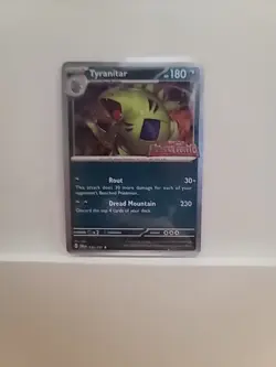 Pokemon Prismatic Evolutions Lucario ex And Tyranitar Stamped Promos - Image 5