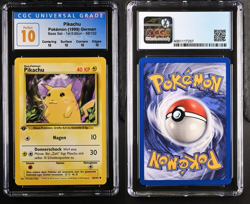 (POP 2 / CGC Perfect 10) Pikachu German 1st Edition Base Set #58 Pokemon Not PSA - Image 1