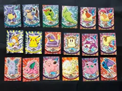 1999 Topps Pokemon TV Series 1 Non Foil Lot - LP (55 Total) Black Logo - Image 2