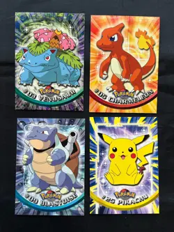 1999 Topps Pokemon TV Series 1 Non Foil Lot - LP (55 Total) Black Logo - Image 5