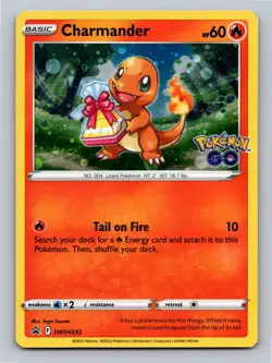 Pokemon TCG Charmander SWSH232 Holo Black Star Promo - Image 1