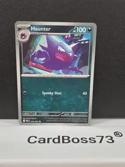 Haunter 055/094 Phantasmal Flames Regular Uncommon Near Mint English Pokemon - Image 1